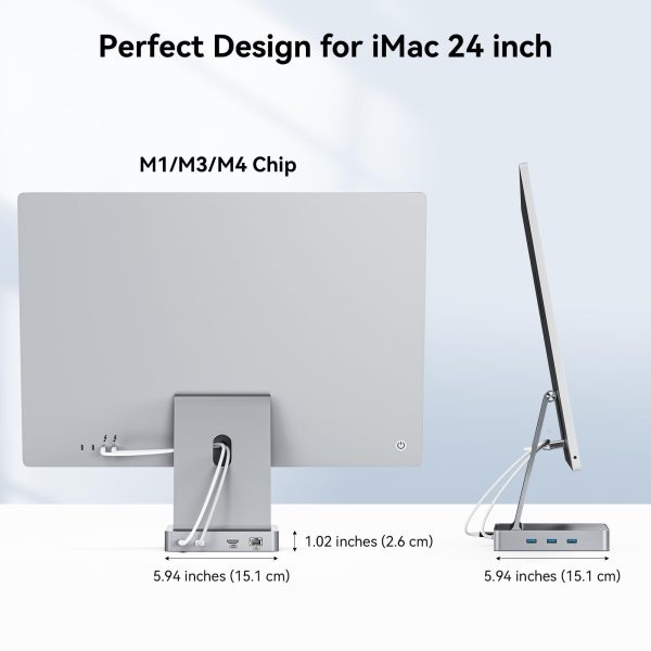 13-Port USB C Hub for iMac 24 inch 2021/2023/2024 - Image 3