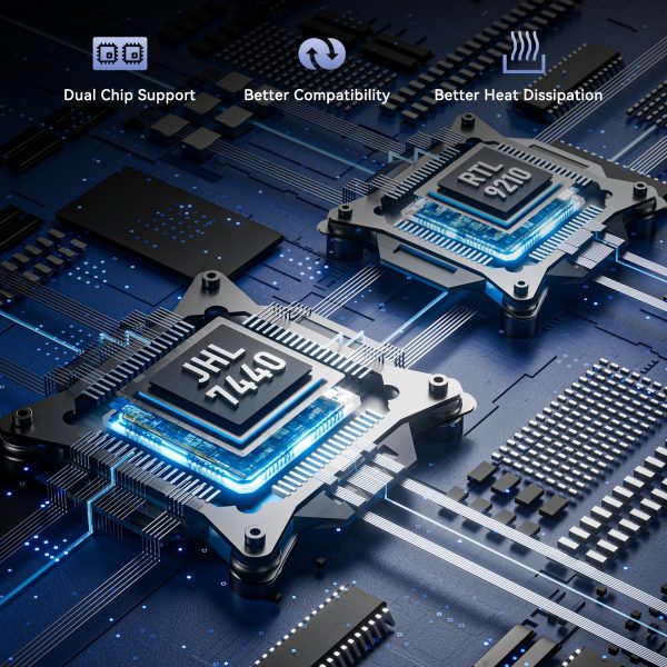 AGEEN 40Gbps M.2 NVMe SSD Enclosure with Cooling Fan - Image 6