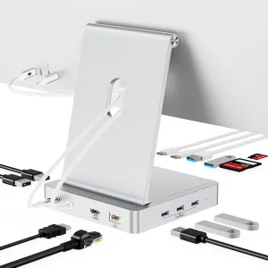 AGEEN 14-Port 10Gbps USB-C Hub for iMac 24 inch 2021/2023/2024 M1/M3/M4