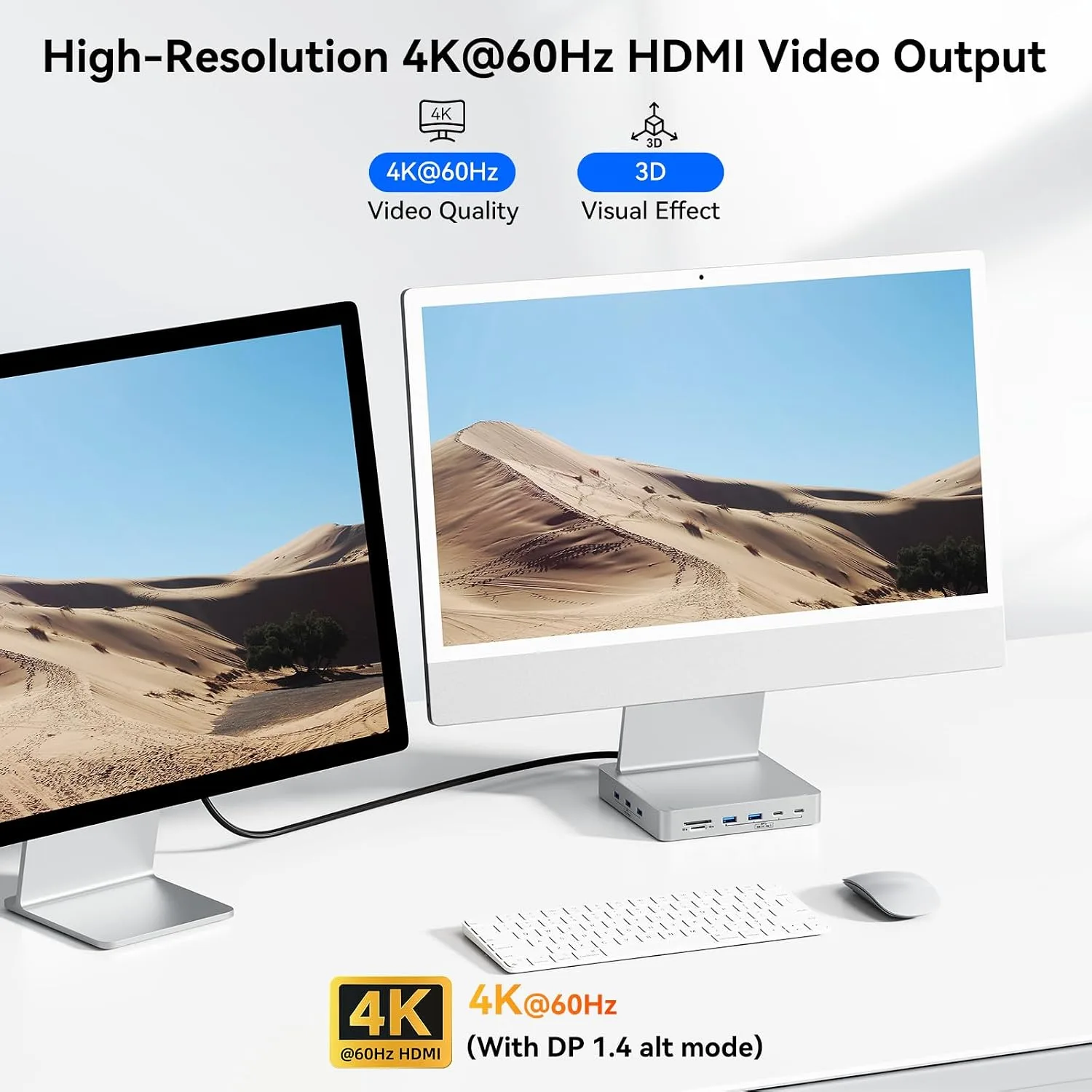 AGEEN 14-Port 10Gbps USB-C Hub for iMac 24 inch 2021/2023/2024 M1/M3/M4 - Image 4